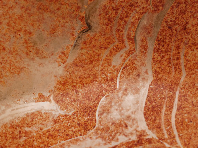 Agate Iron Serigraph Glass.