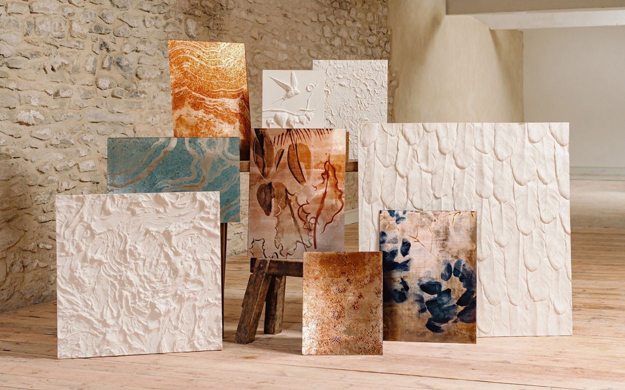 Relief Panels and Serigraph Glass by Peascod.