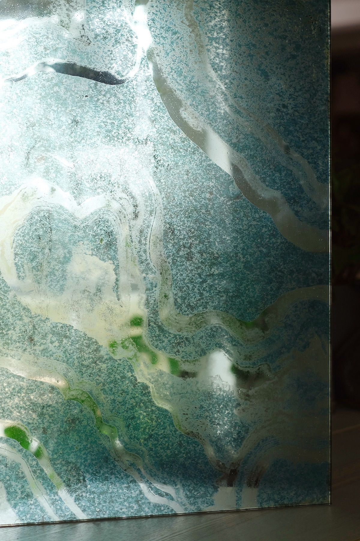 Agate - February Serigraph Glass.