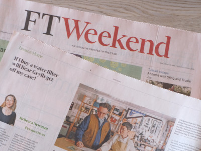 Peascod feature in FT Weekend.